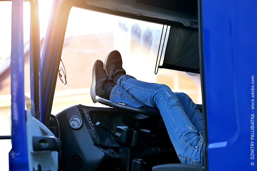 LKW-Fahrer und Spediteure stehen oft unter Stress, doch dafür gibt es Lösungen.