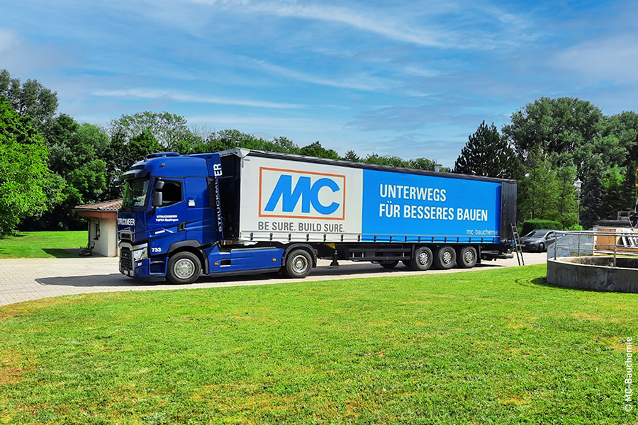 Podjetje MC-Bauchemie je zgradilo lastne logistične kompetence