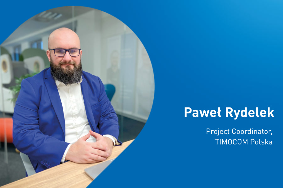 Paweł Rydelek, koordinator projektov TIMOCOM